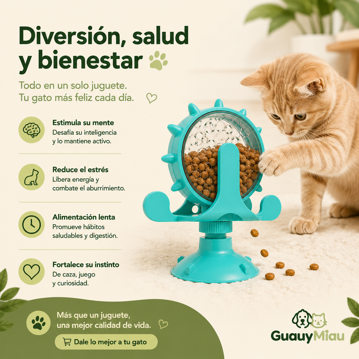 Rueda dispensador
