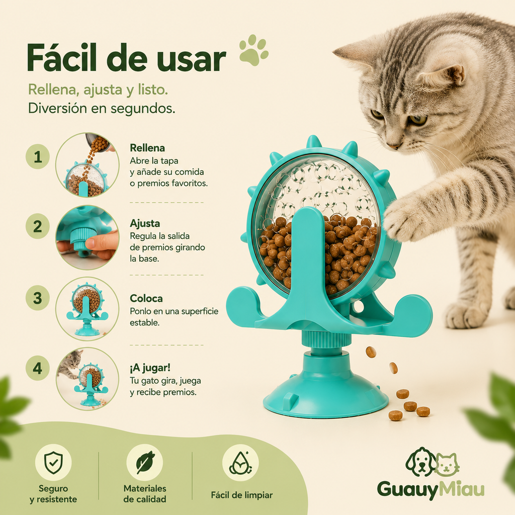 Rueda dispensador