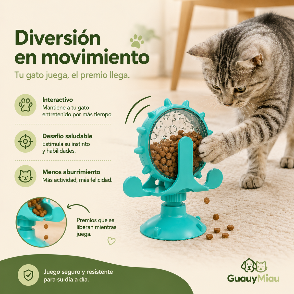 Rueda dispensador